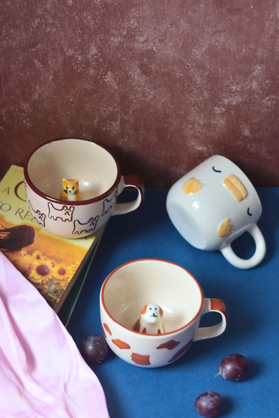 Set of 3 - The pinteresty Mugs made by ceramic
