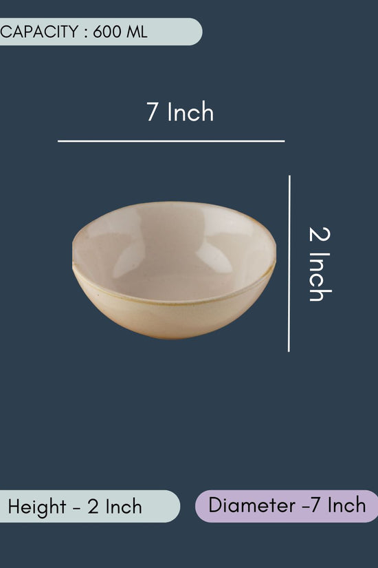 Pearl White Curry Bowl