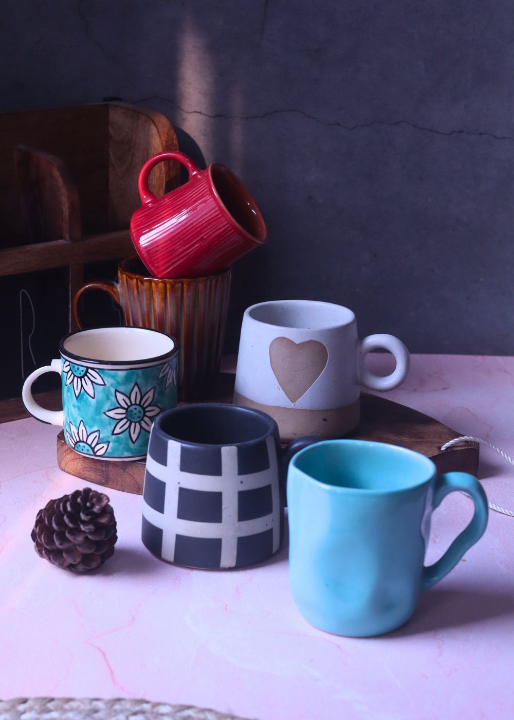 Set of 6 Classic Brew Mugs (for the price of 5) made by ceramic