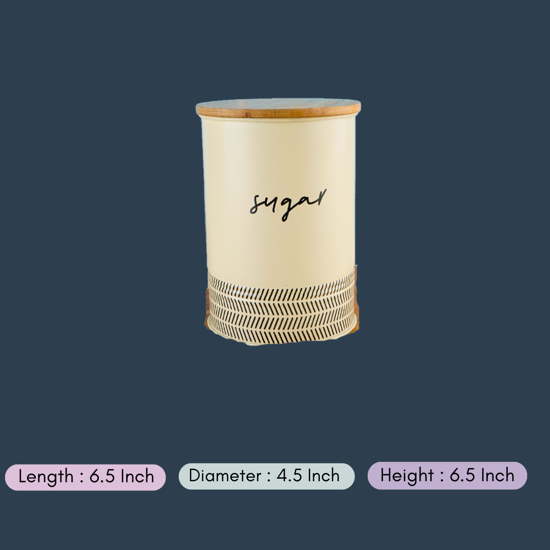 handmade sugar serenity jar with measurement 