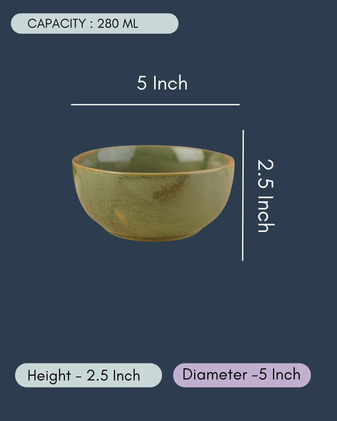 Pistachio Stoneware Bowl