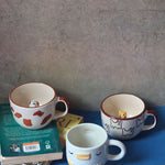 Set of 3 - The pinteresty Mugs handmade in india