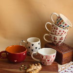 Set of 6 Heart Sip Mugs (for the price of 5) with premium quality material