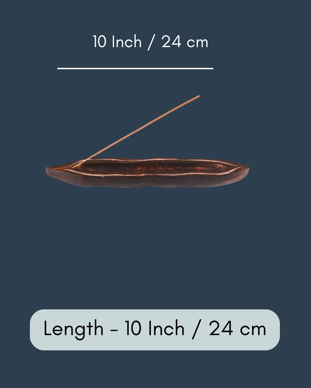 Wooden Agarbati Stand - Boat shape