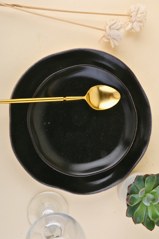 Brass golden dinner spoon
