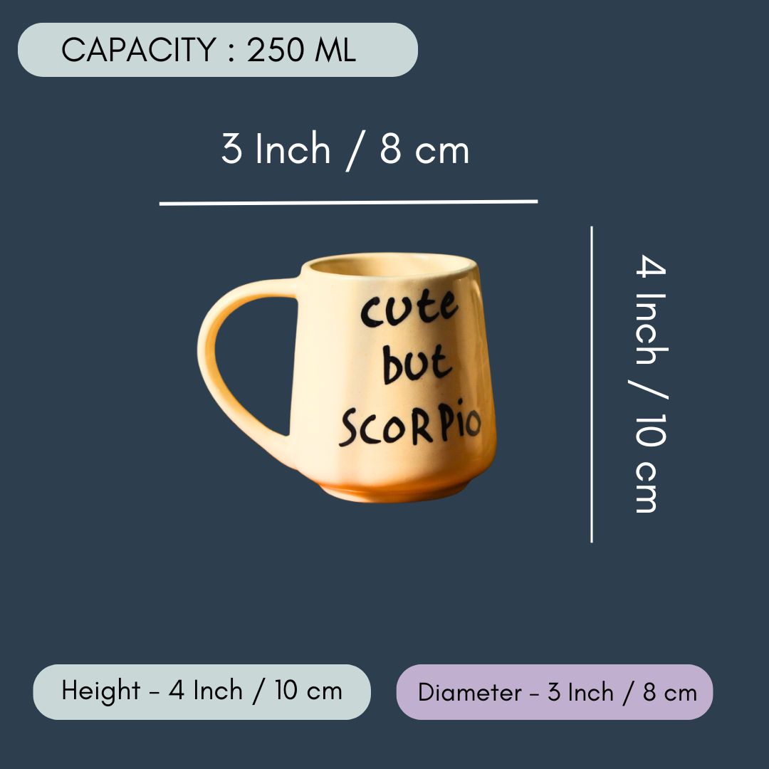 Cute But Scorpio Mug in a gift Box
