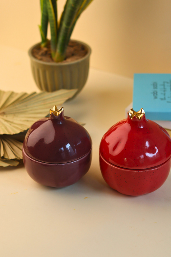 two jar set with different color