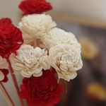 Dried roses bouquet 