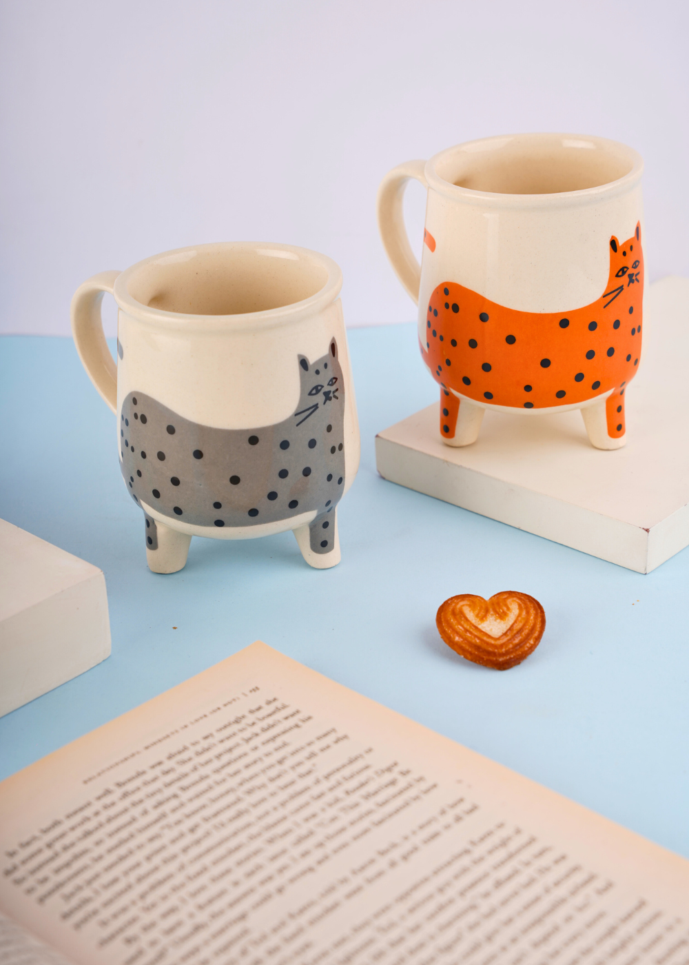 cat mug handmade in india 