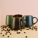 handmade glossy mugs set of three combo