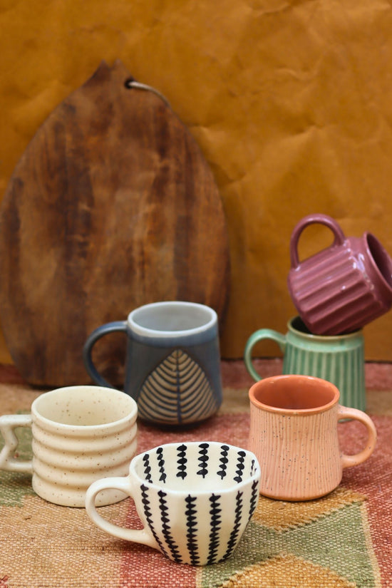 Handmade Set of 6 Sip Story Mug combo (for the price of 5)