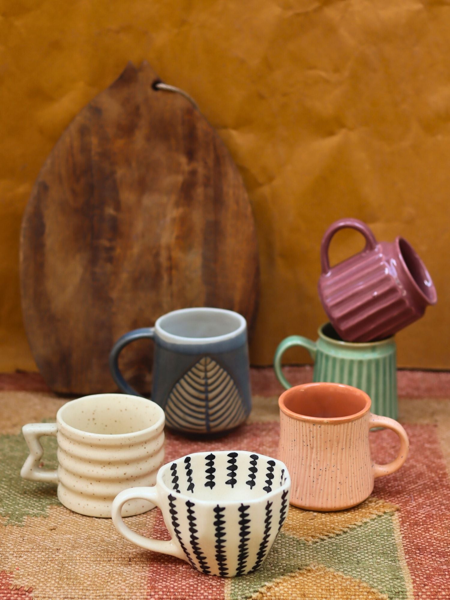 Handmade Set of 6 Sip Story Mug combo (for the price of 5)