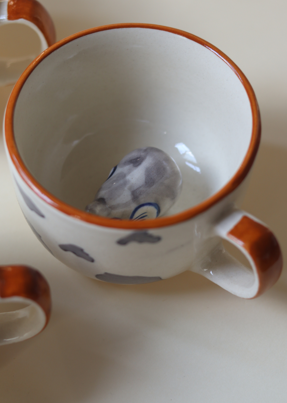 Handmade ceramic mugs 