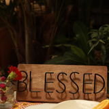 Blessed wooden wall hanging