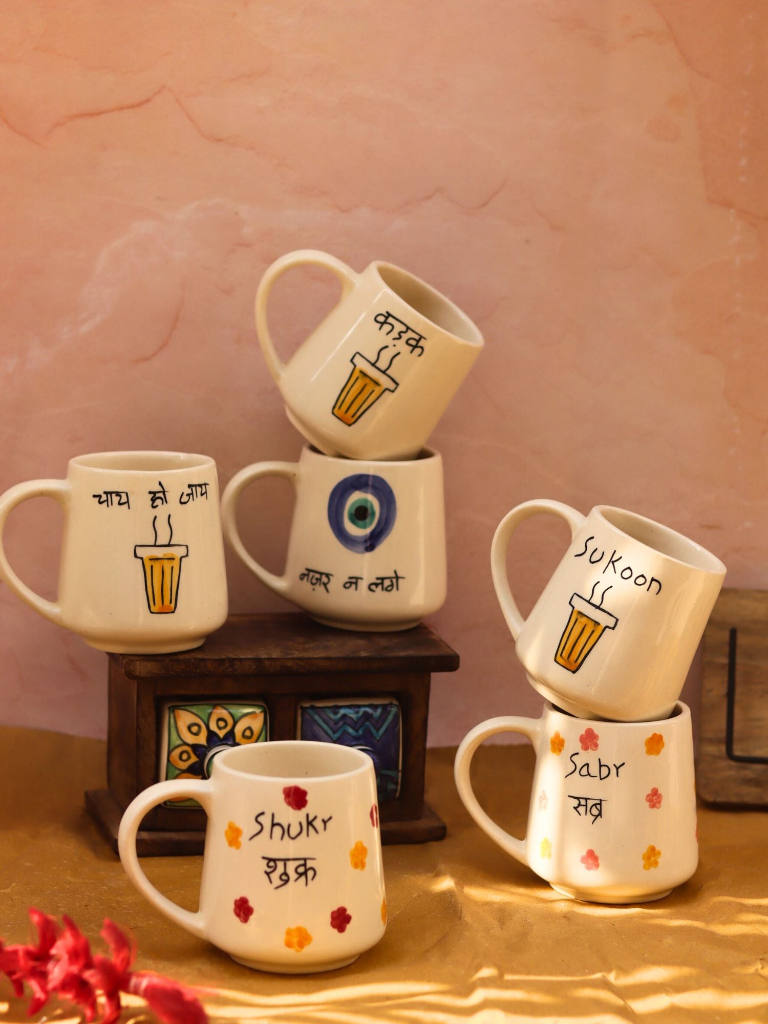 Set of 6 Statement Sip mugs combo (for the price of 5) with premium quality material
