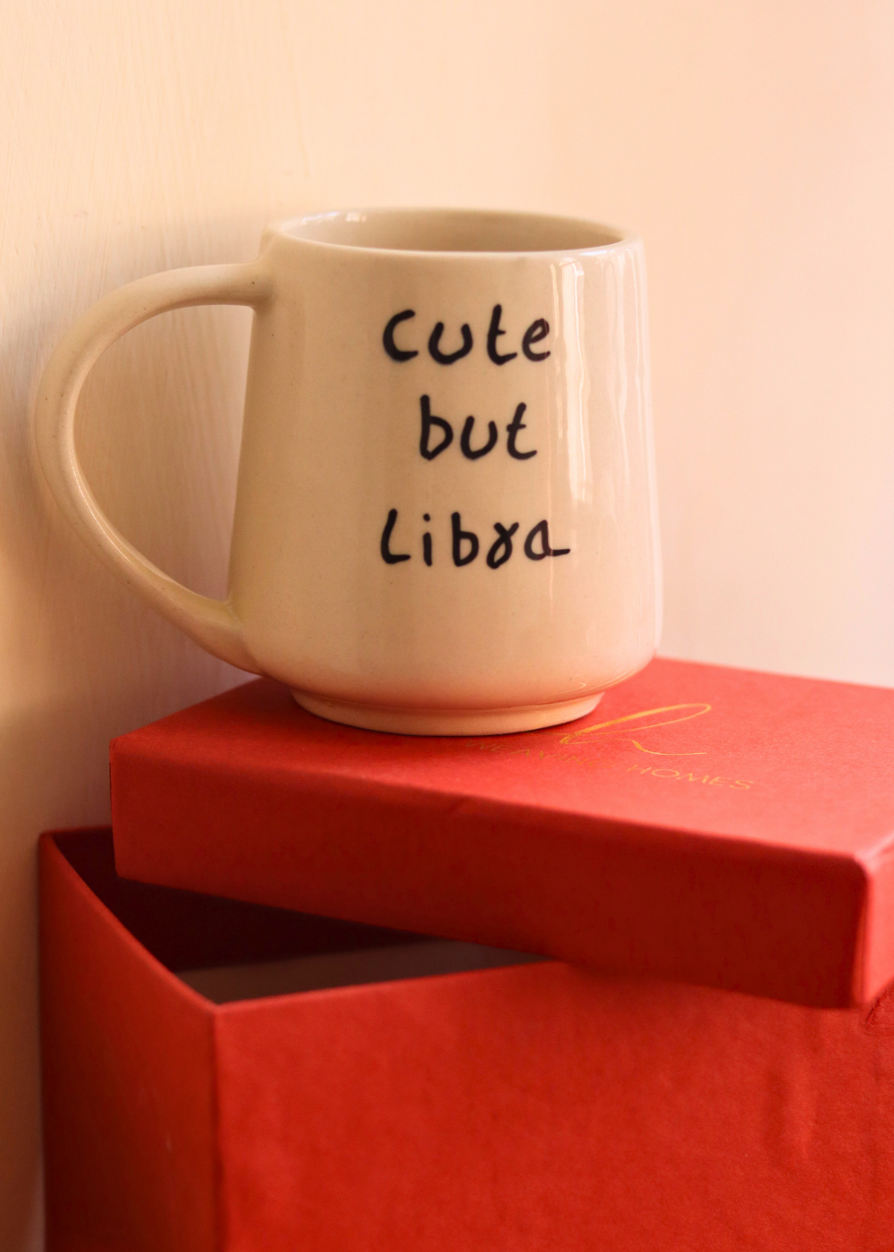 cute but libra mug with premium quality gift box