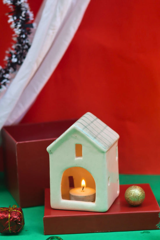 House tea light Holder in a Gift Box handmade in india