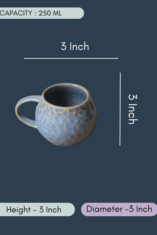 Grey Honeycomb Mug