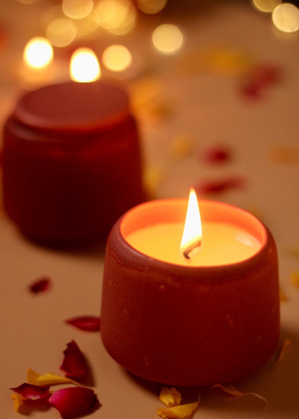 handmade sandal wood candle