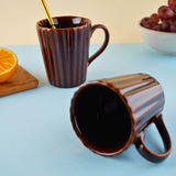 Basic brown coffee mug with adorable brown coffee mug