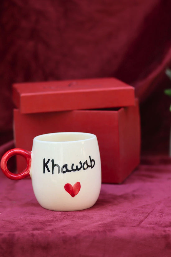 Khawab mug in a Gift Box handmade in India