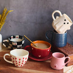 Buy 5 Bestselling Cute Mugs & Get a mug & saucer FREE made by ceramic