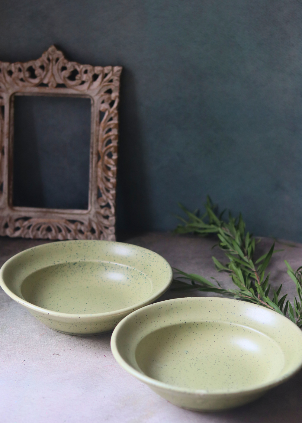 Handmade ceramic pasta plate for serveware 
