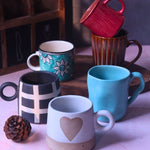 Set of 6 Classic Brew Mugs (for the price of 5) handmade in india