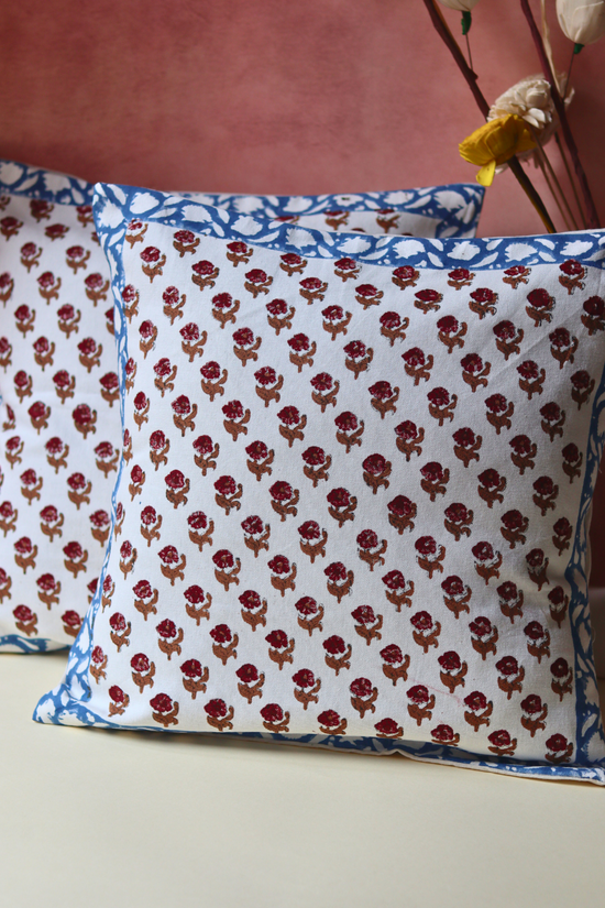 Floral design cushion covers 