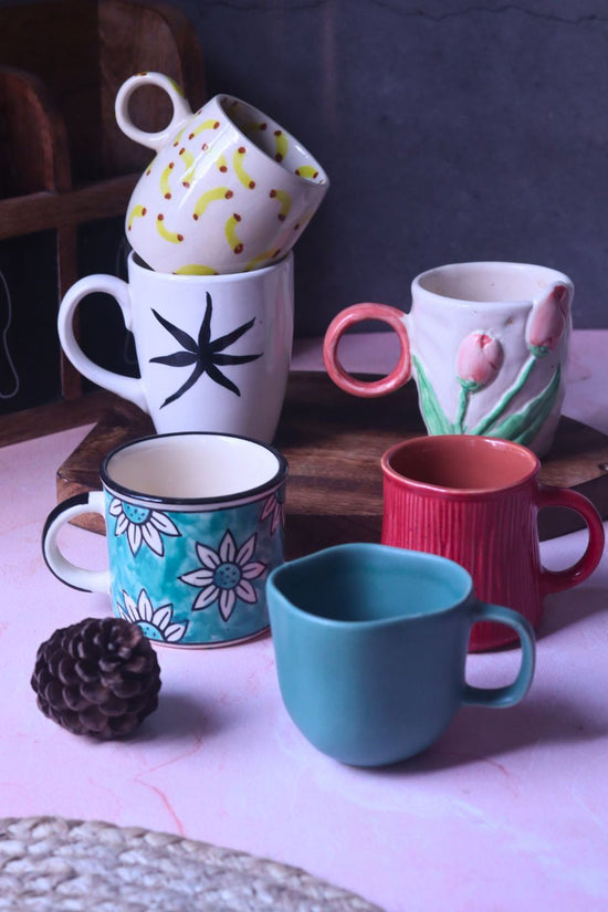 Handmade Set of 6 Serenity Mugs (for the price of 5)