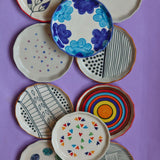 artful plates made by ceramic 