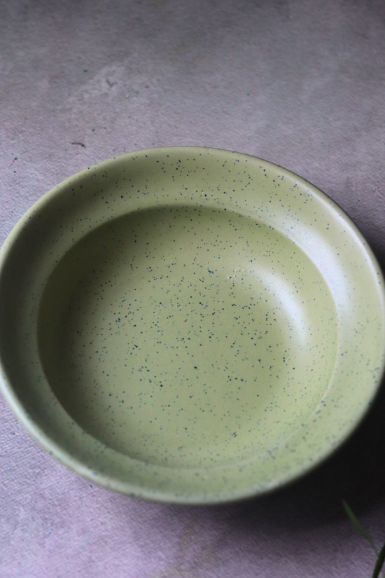 Stunning handmade ceramic pasta plate