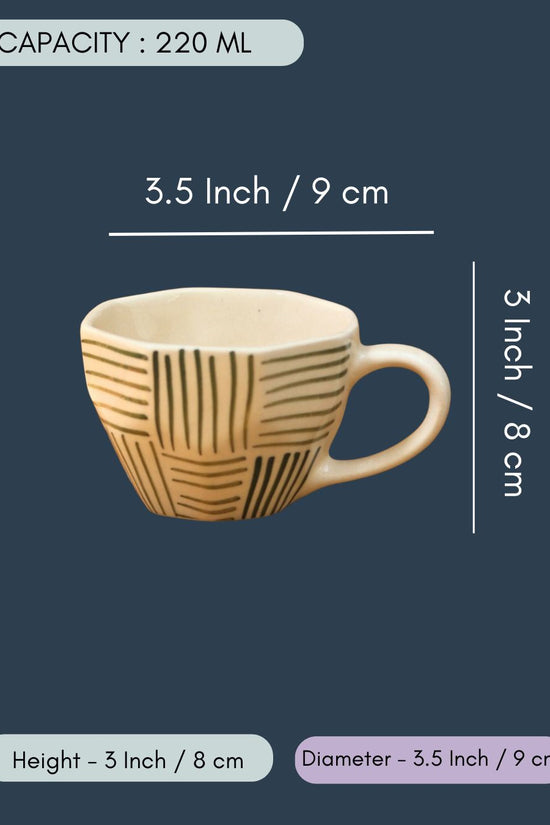 Green All Lines Mug