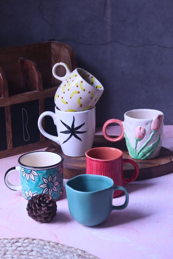 Set of 6 Serenity Mugs (for the price of 5) made by ceramic