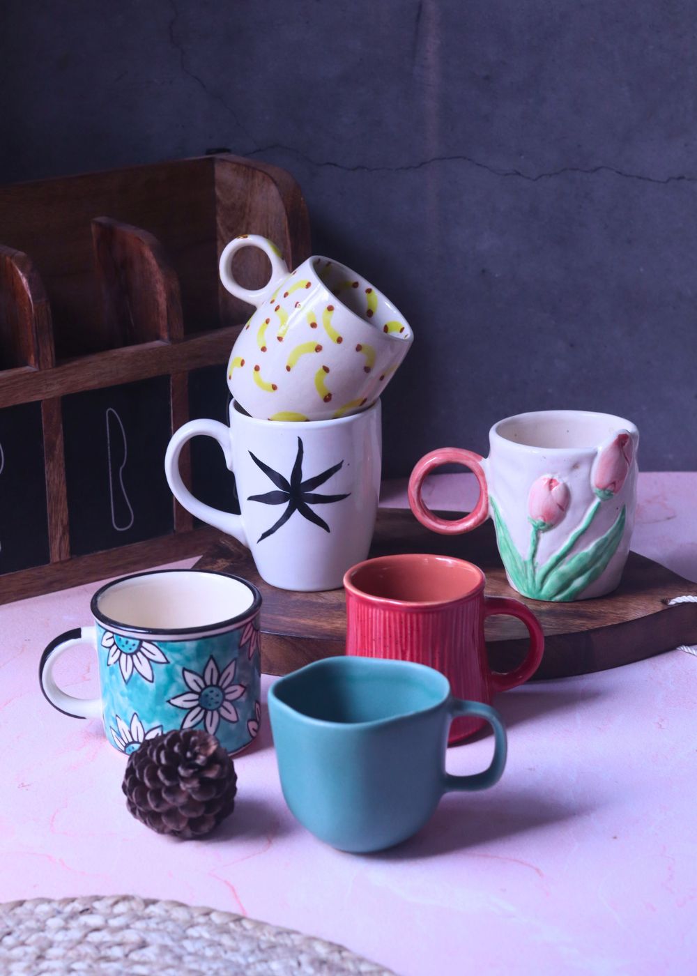 Set of 6 Serenity Mugs (for the price of 5) made by ceramic