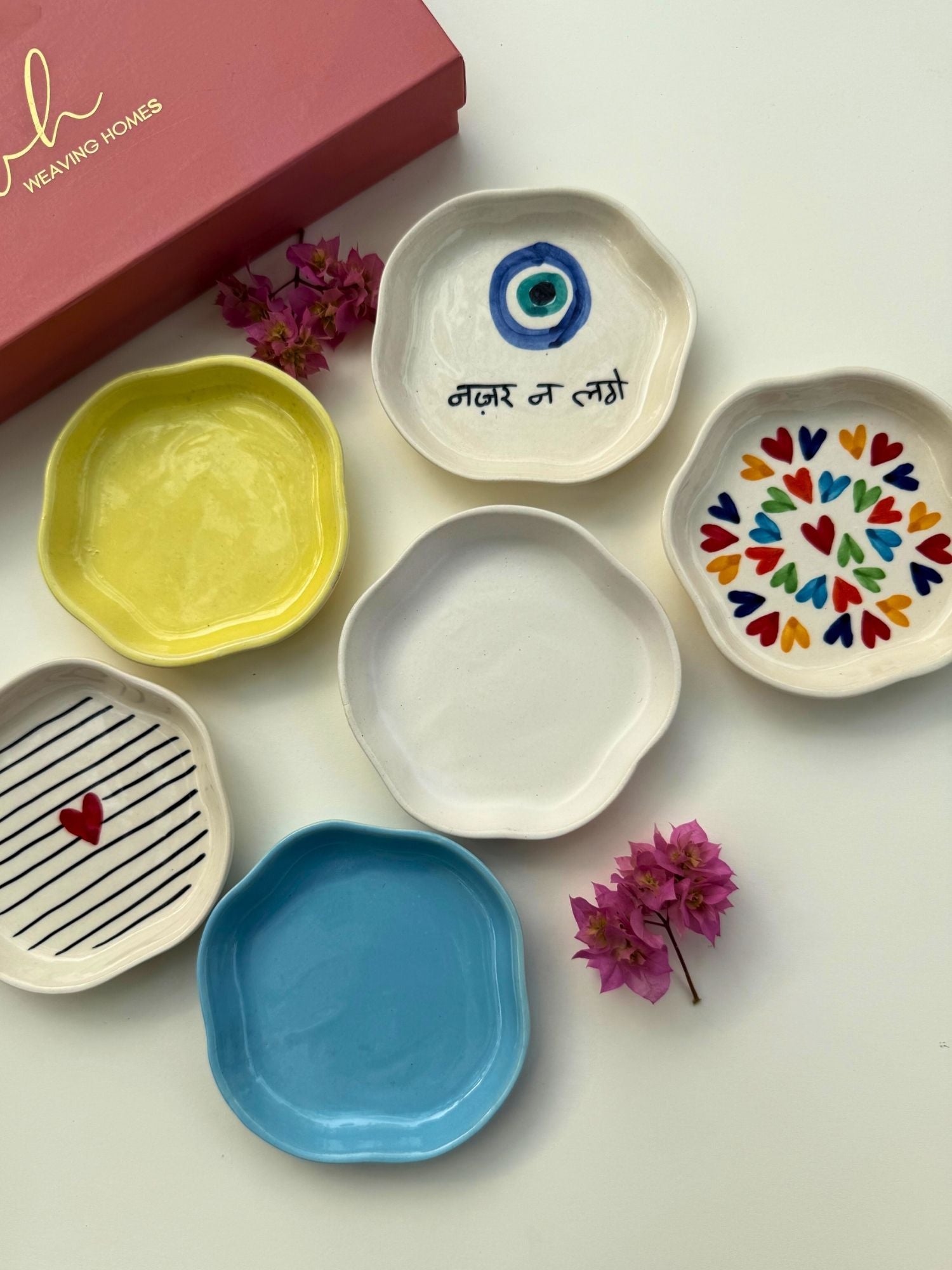 Set of 6 Sweet feast handmade dessert plate (for the price of 5) with premium quality material