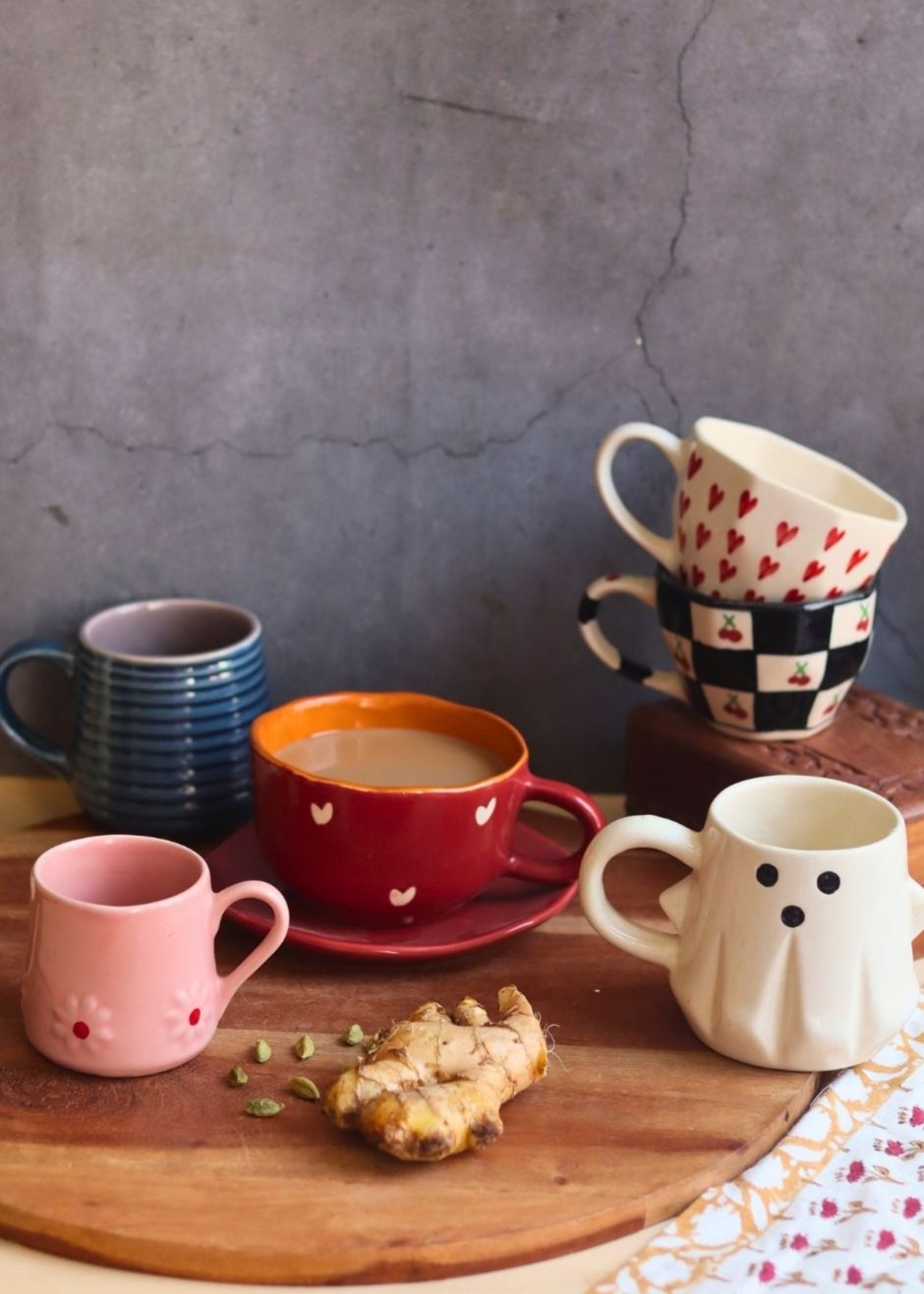 Buy 5 Bestselling Cute Mugs & Get a mug & saucer FREE with premium quality material