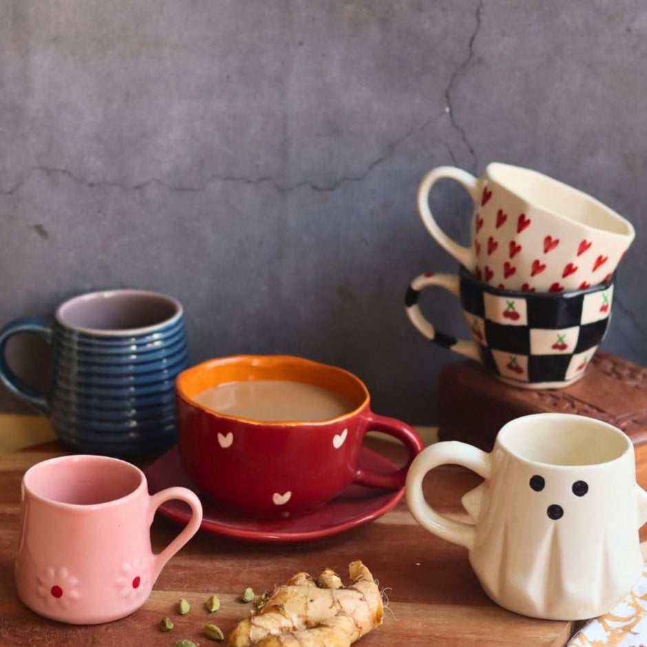 Buy 5 Bestselling Cute Mugs & Get a mug & saucer FREE with premium quality material