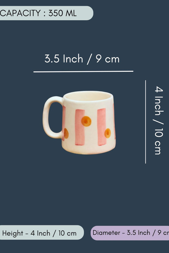 Stripes and Dot Mug