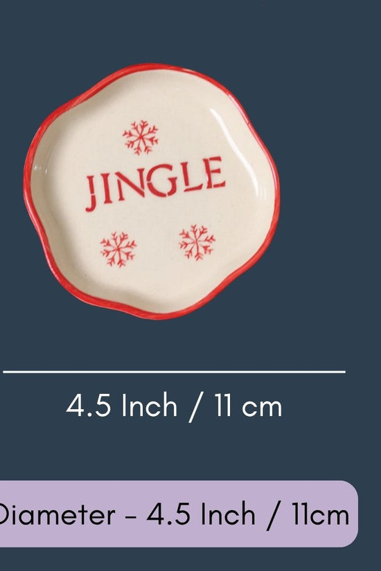 Jingle Handmade Dessert Plate