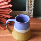 Serveware Blue & Mustard Mug 