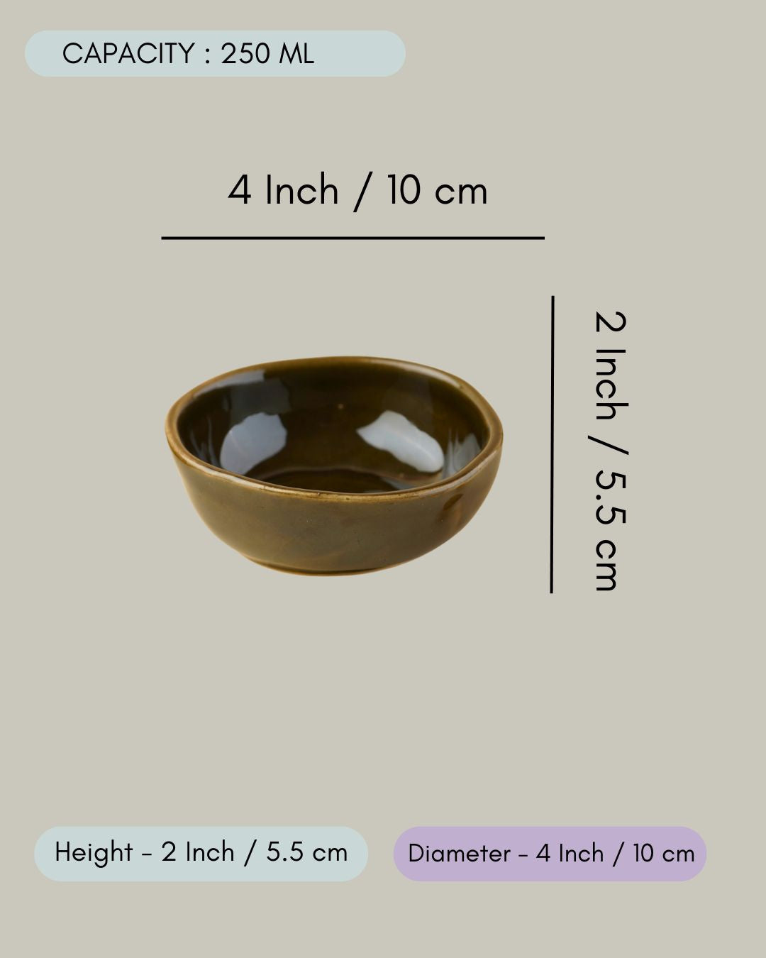 Coal Black Nut Bowl