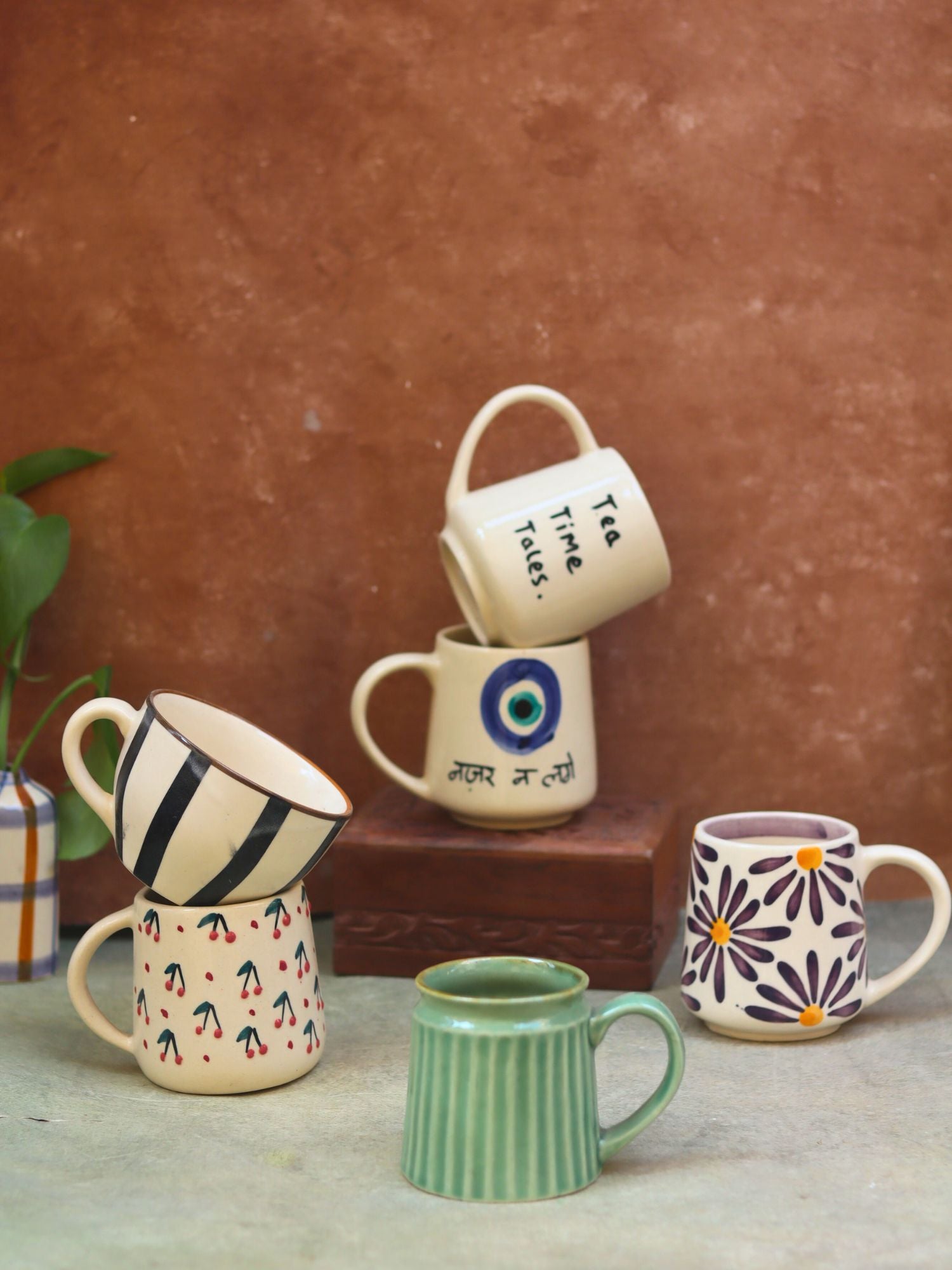 Set of 6 Morning Bliss Mugs (for the price of 5)