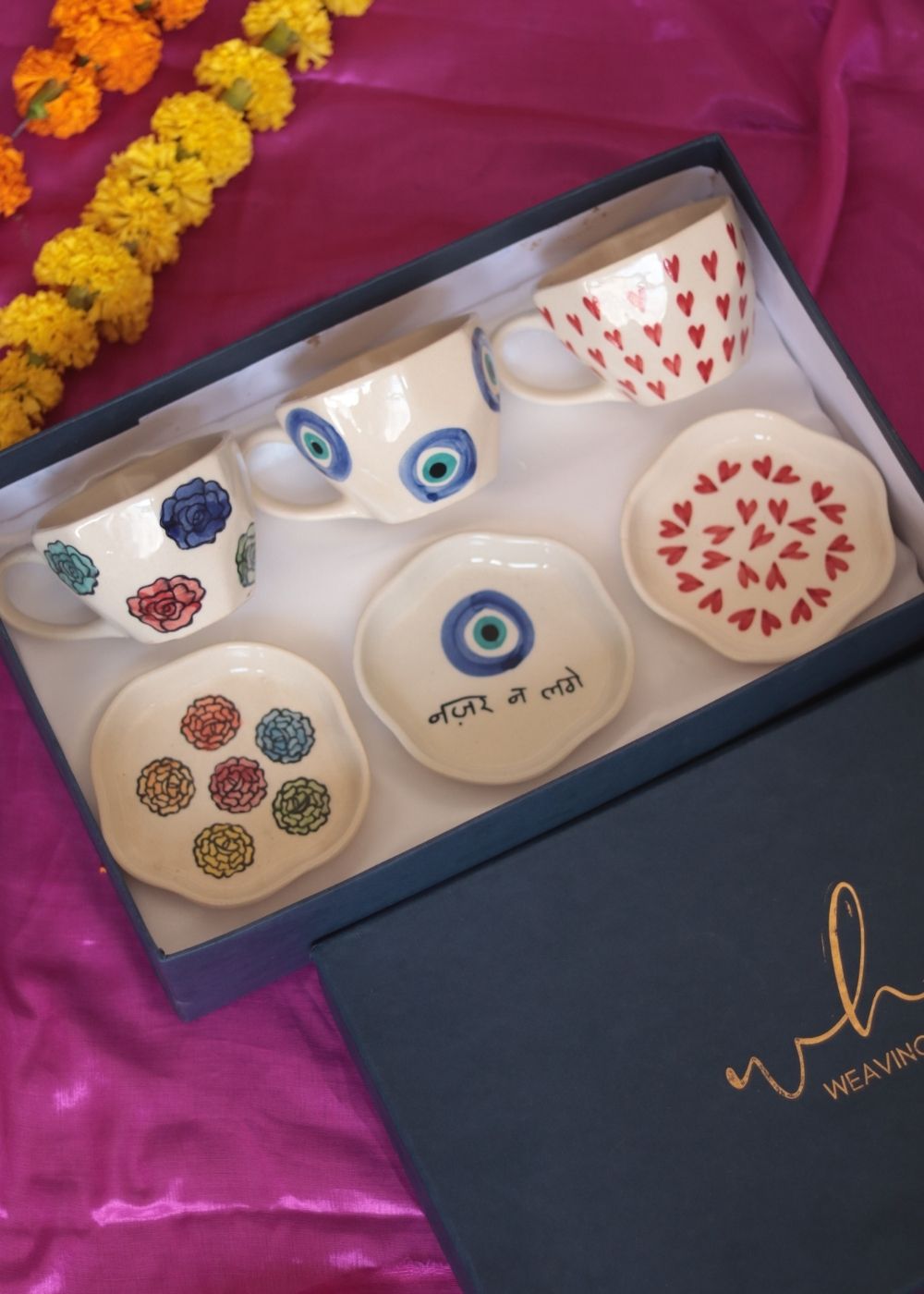 Set of 6 Sweet Sip Combo (for the price of 5 ) Diwali Gift Box handmade in india