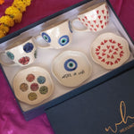 Set of 6 Sweet Sip Combo (for the price of 5 ) Diwali Gift Box handmade in india