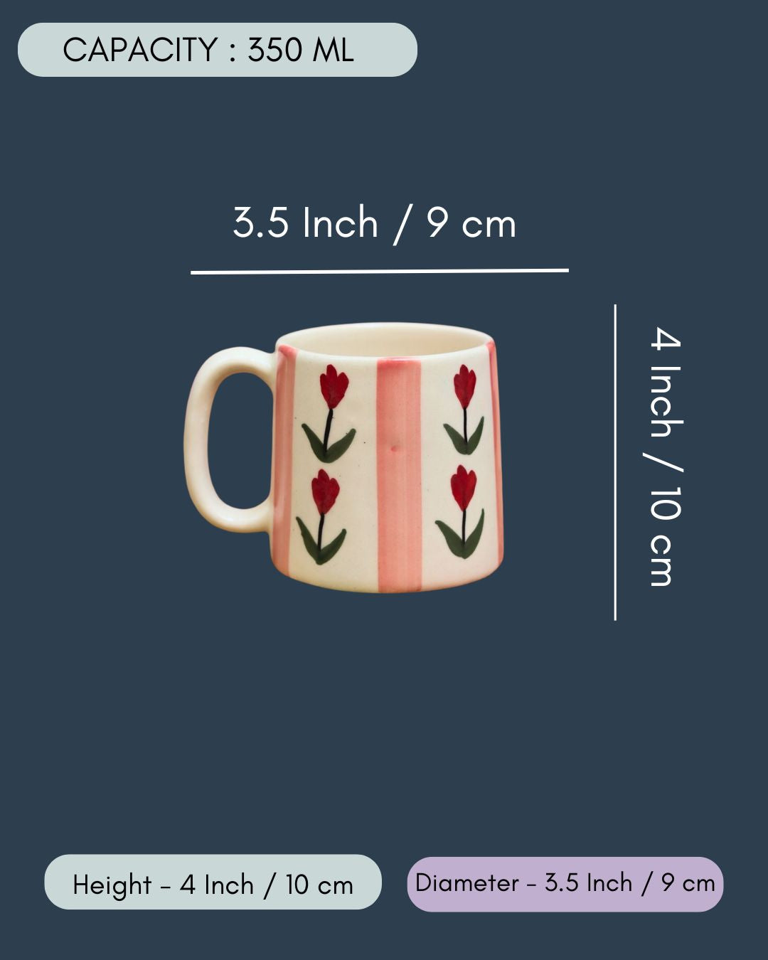 Tulip Striped Mug