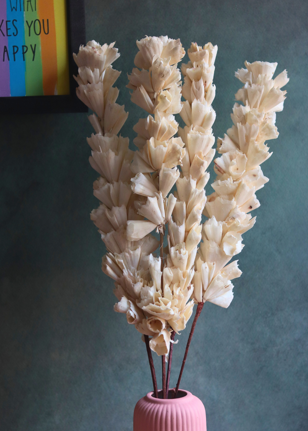 dry flowers, natural flowers & stems, bunch