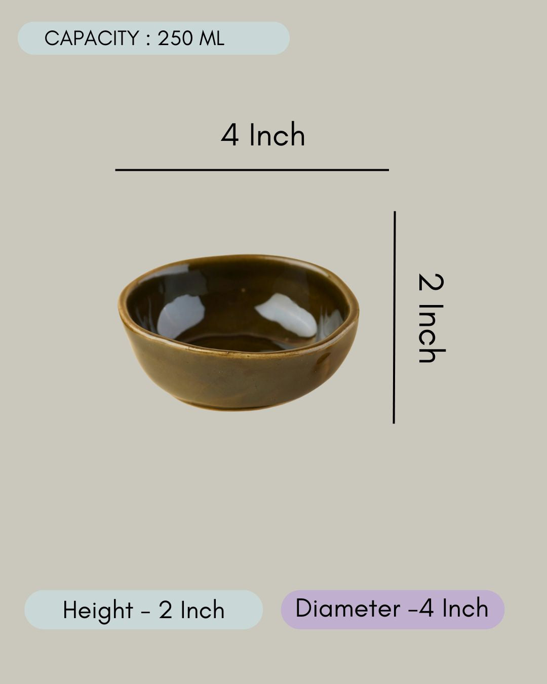 Coal Black Nut Bowl