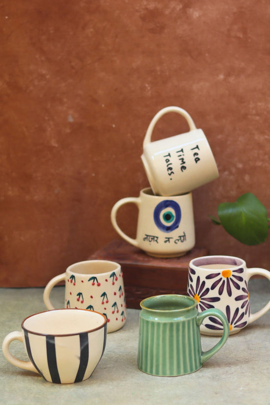 Set of 6 Morning Bliss Mugs (for the price of 5)