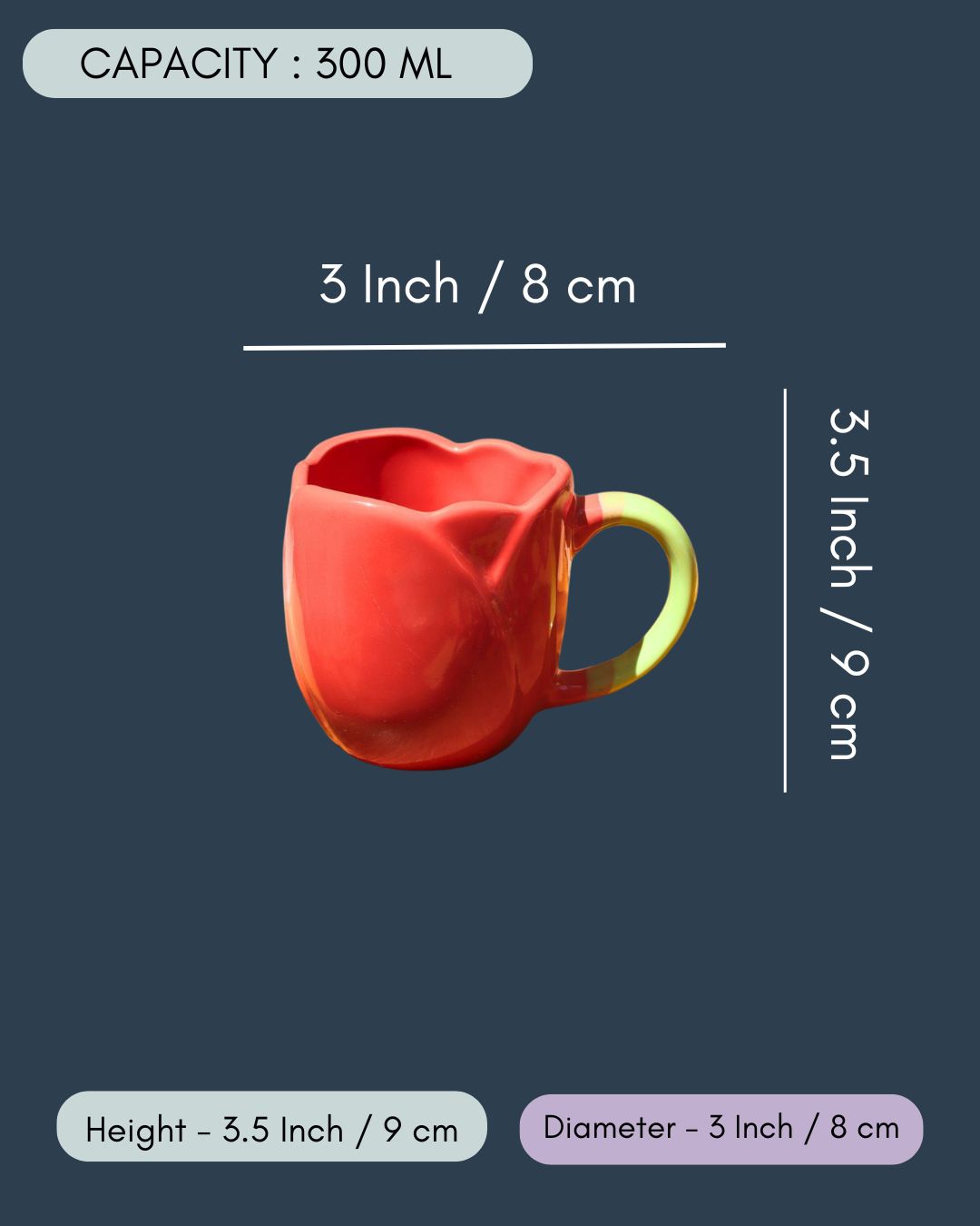 Tulip Coffee Mug - Red